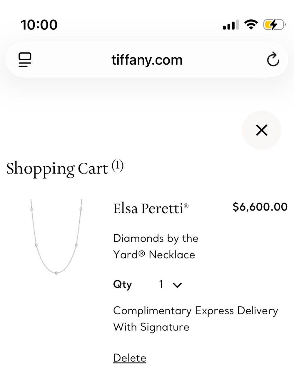 Tiffany & Co. Platinum “Diamonds by The Yard” Necklace - Picture 12 of 12